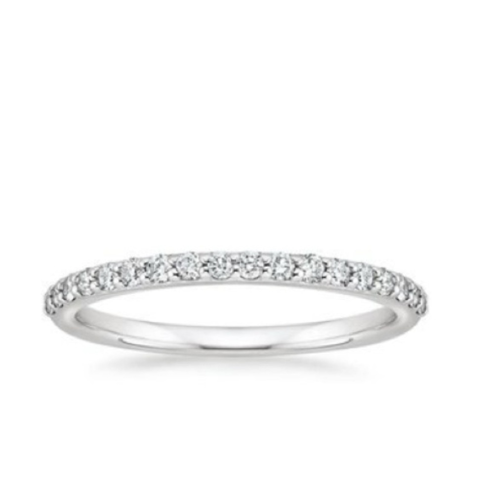 Brilliant Earth 18kWhite Gold Diamond Ring (1/4 ct. tw.) Size 5